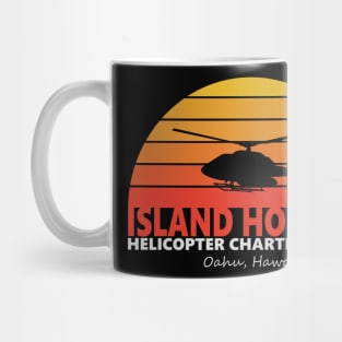 Island Hoppers Helicopter Charter Service 1980 Mug